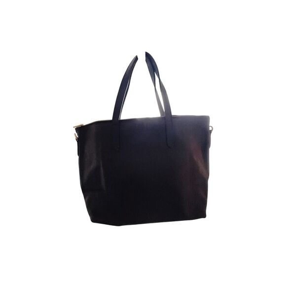 Cuyana small zipper tote bag black top handle one size - Picture 1 of 8